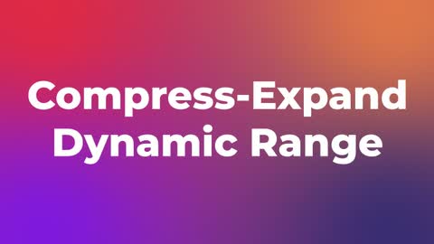 Compress-Expand Dynamic Range — After Effects utilities preset preview
