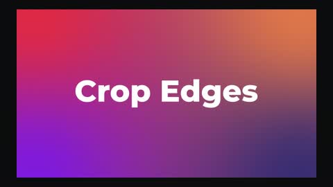 Crop Edges — After Effects utilities preset preview