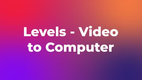 Levels - Video to Computer — After Effects utilities preset preview