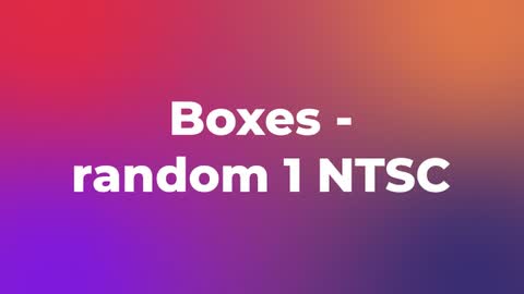 Boxes - random 1 NTSC — After Effects legacy preset preview