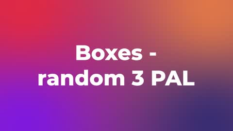 Boxes - random 3 PAL — After Effects legacy preset preview
