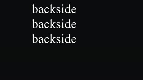 Frontside - Backside — After Effects legacy preset preview