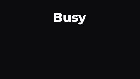 Busy — After Effects sound effects preset preview